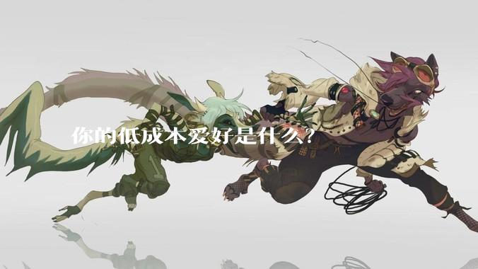 你的低成本爱好是什么？