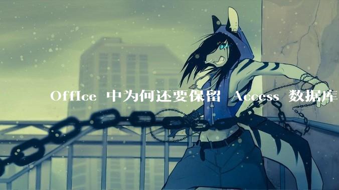 Office 中为何还要保留 Access 数据库?